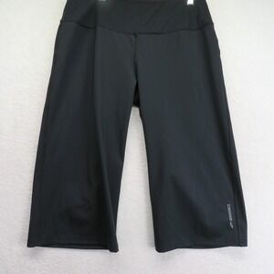 Brooks Pants Womens Medium Black Running Capri Crop Activewear Athletic‎ 221239